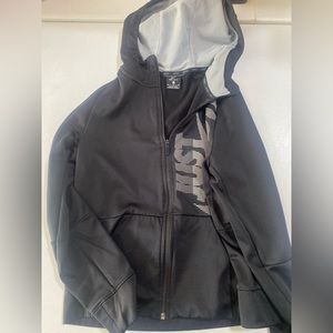 Kids Black Nike Zip up